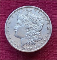 1900-P US Morgan Silver Dollar Coin