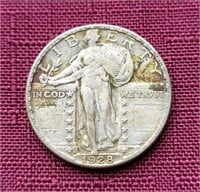 1928-D US Standing Liberty Silver Quarter Coin