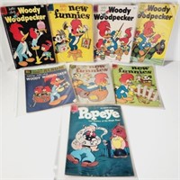 Vintage 10 Cent Dell Comics: Woody Woodpecker