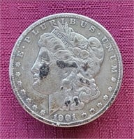 1901-O US Morgan Silver Dollar Coin