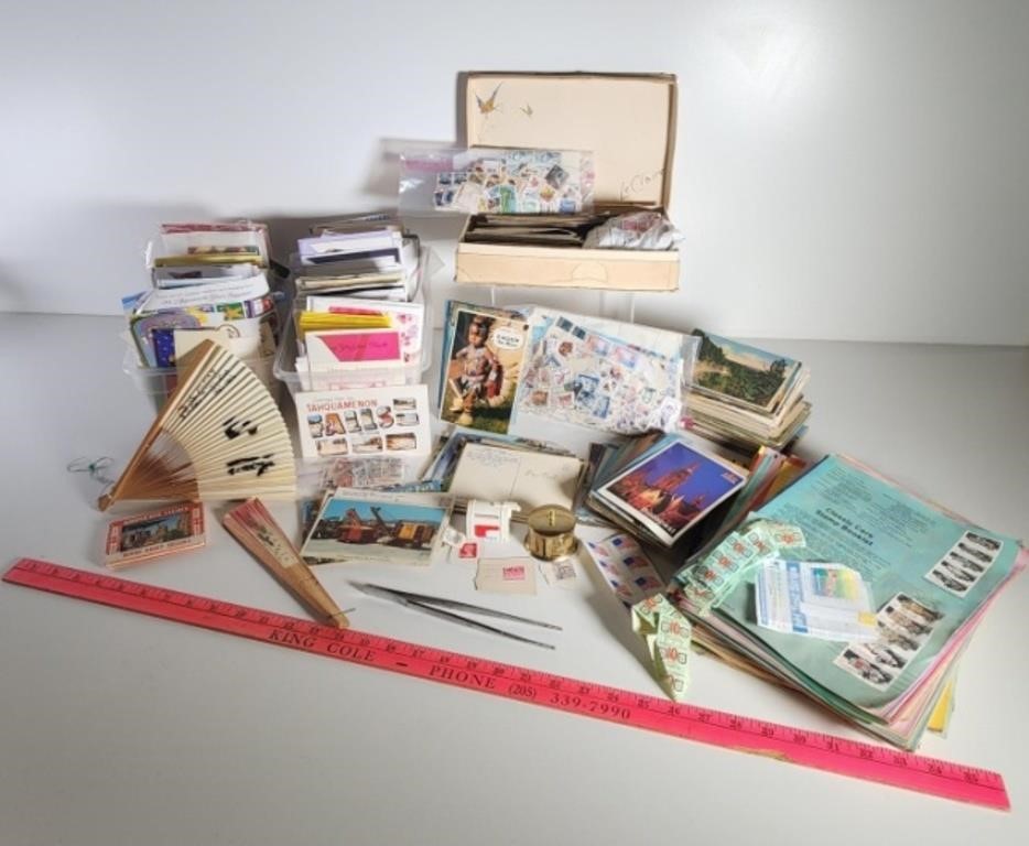Postage Stamps, Postcards & Stationary