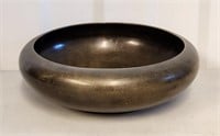 6" Meiji Period Japanese Bronze Display Bowl