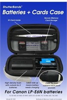 New Batteries + Cards Case compatible with Canon