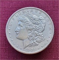 1902-P US Morgan Silver Dollar Coin
