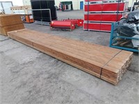(56) Pcs Of Pressure Treated Lumber