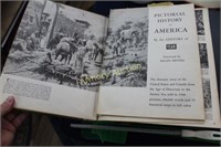 1958 A PICTORIAL HISTORY OF AMERICA - DAMAGE