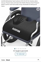 AUVON Wheelchair Seat Cushions (18"x16"x3")