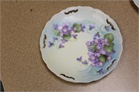 Artist Signed Reticulated Plate