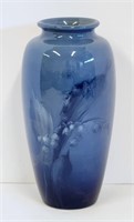 Rare Weller Blue Louwelsa 9" Vase Anna Jewett