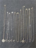 11 .925 Sterling Silver Necklaces