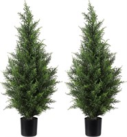 3FT Artificial Cedar Trees UV Rated (2 Pack)