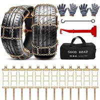 Datanly Snow Chains Adjustable Tire Chains for