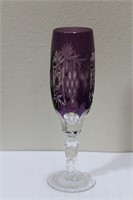 An Amethyst Cut Glass Goblet