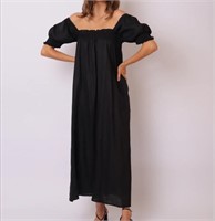 Used - Kirundo Pia Linen Dress, Black size :