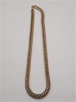 18.5" 925 & 1/8 14k Gold Necklace