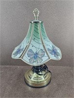 Beautiful Stain Glass Style Butterfly Touch Lamp