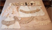 Antique Linens Crochet Cotton & Work Baby Clothes