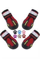 ( New ) QUMY Dog Boots Waterproof Shoes for Large