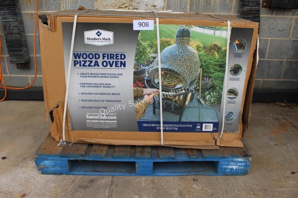 wood fired pizza oven (outside)