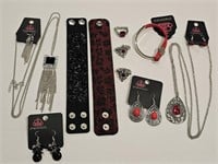 Black + Red Fashion Jewelry