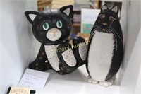 VINTAGE CERAMICRAFT CAT BY LAVIN 1987 (REPAIRED)