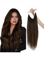 New Rosebud Human Hair Extensions Brown Ombre