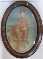 WW1 Canadian Soldier in Bubble Frame