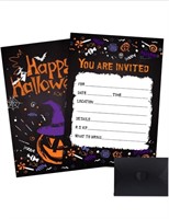 PETCEE Halloween Party Invitations with Envelopes