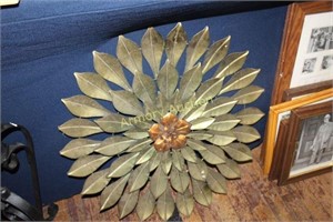 LARGE METAL WALL DECORATION