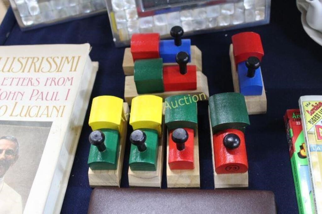 WOODEN TRAIN WHISTLES