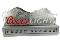 Coors Light Frost Brewed light up wall sign, does