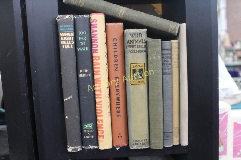 10 VINTAGE BOOKS - WHEN EIGHT BELLS TOLL - TOO