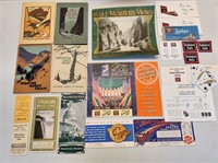 1940s Railroad Brochures SPRR Playing Cards
