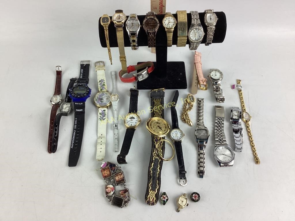 Fashion watches & parts- Timex, Fossil, Kessaris,