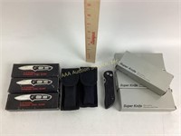 Pocket knives- stainless steel blades NIB