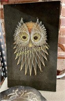 MID-CENTURY MODERN OWL STRING ART