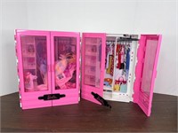 2 Barbie Closet Accessories Organizers; 1 Full