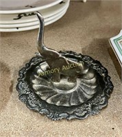 ELEPHANT SILVERPLATED RING DISH