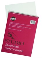 (NoBox/New)Hilroy Studio Coil Sketch Book, 9 X 12