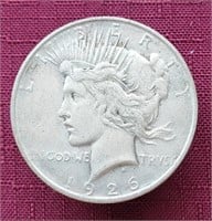 1926-D US Peace Silver Dollar Coin