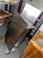 2 3’ Stainless Steel Wall Shelves
