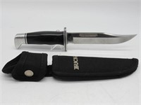 NICE BUCK 119 USA FIXED BLADE KNIFE W/ SHEATH 10IN
