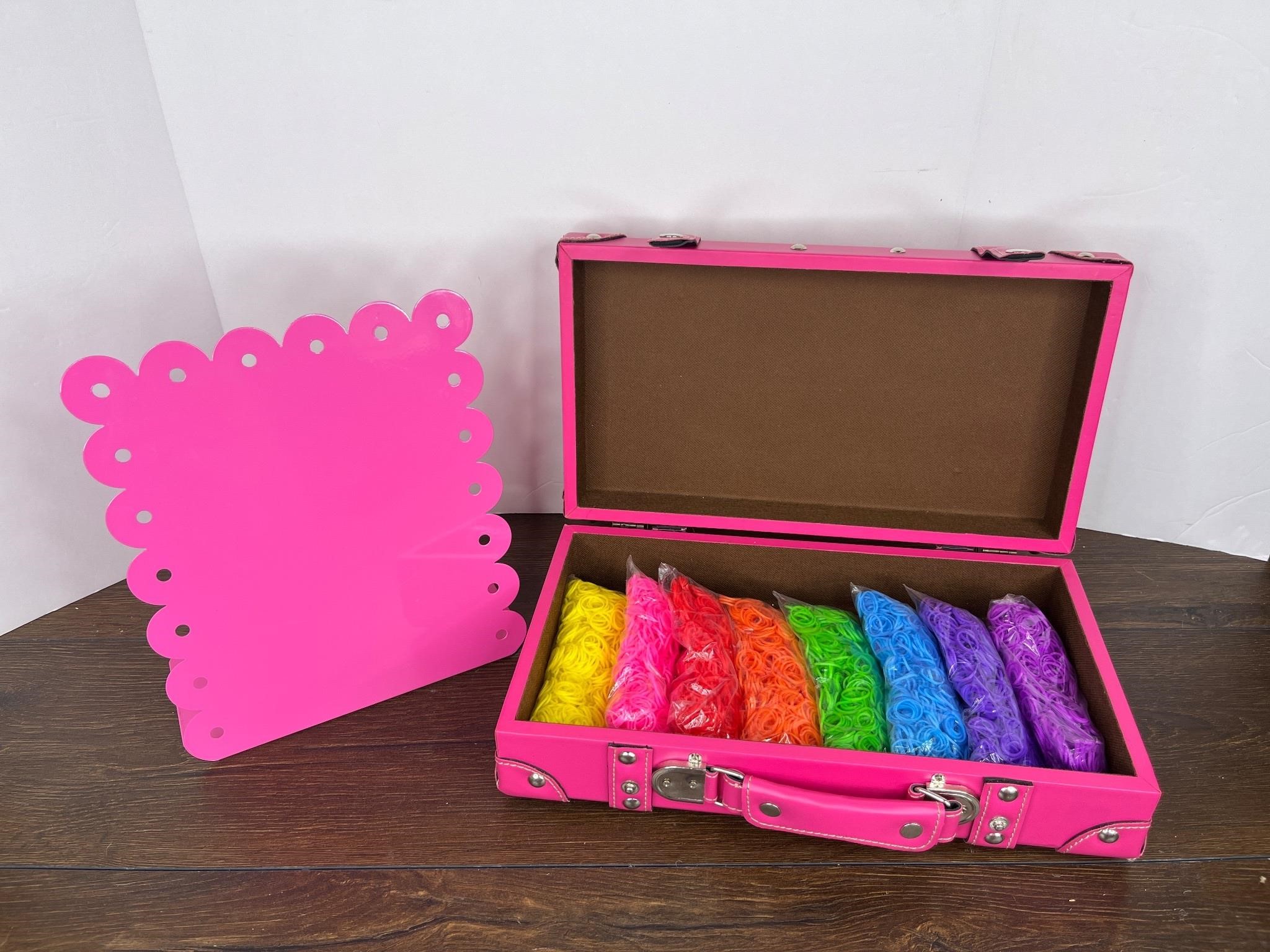 Pink Magnetic Jewelry Photo Stand & Pink Trunk