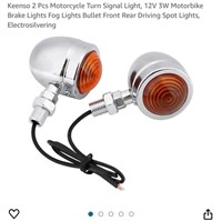Keenso 2 Pcs Motorcycle Turn Signal Light