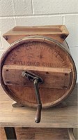 Antique butter churn complete with original