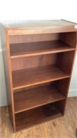 Wood Bookcase, 4 ft tall, 24 “ wide, non