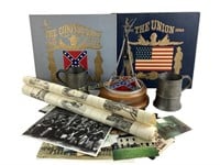 Italian Steel Mugs, Civil War reenactment photos,