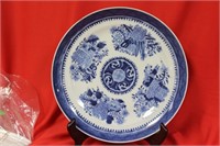 A Blue and White Export Plate