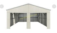 NEW  TMG-MS2525 Double Garage Metal Shed 25' x 25'