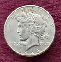 1926-S US Peace Silver Dollar Coin